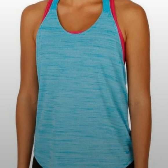 Nike Elastika T-strap Dri Fit Tank Top Size Medium - Picture 6 of 6